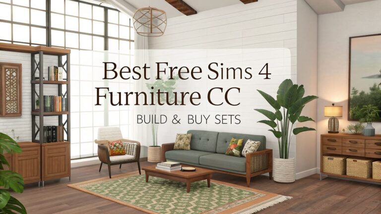 sims 4 cc furniture