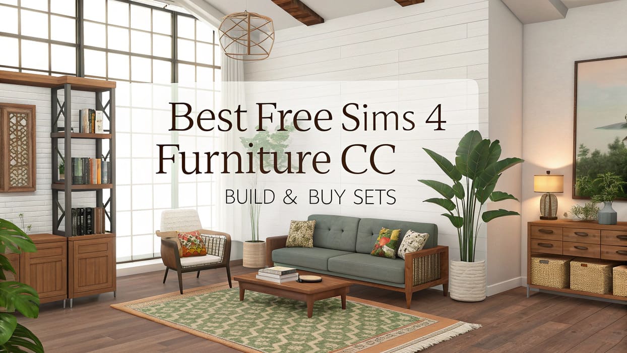 sims 4 cc furniture