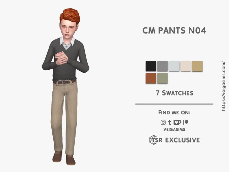 Sims 4 CM PANTS N4 by David_Mtv2