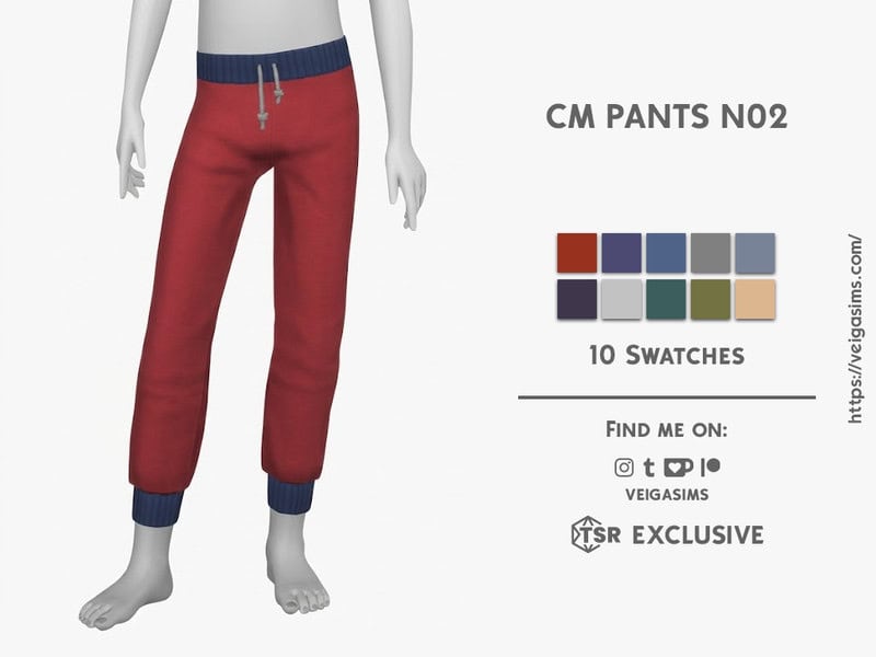 Sims 4 CM PANTS N2 by David_Mtv2