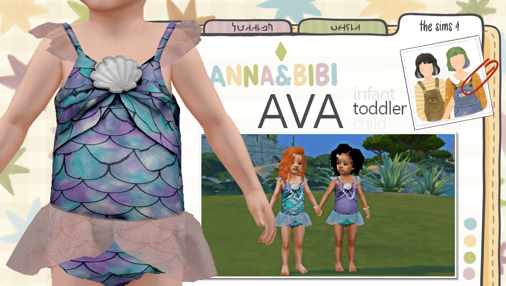 Preview image 1 for Mermaid_CHILD by ANNA_BIBI.