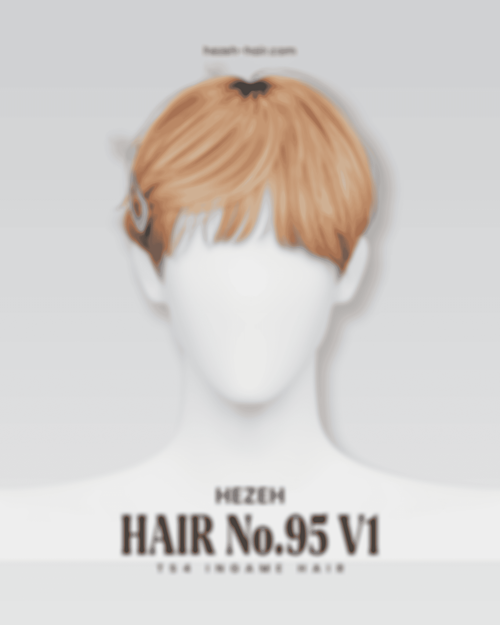 Preview image 1 for Hair No.95 V1 by HEZEH.