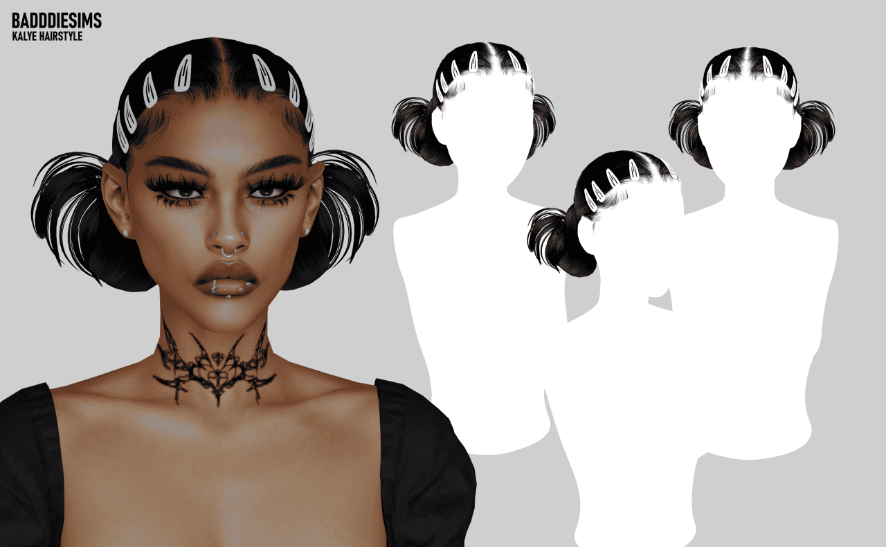 Preview image 2 for BADDDIESIMS MONIKA HAIRSTYLE [ EARLY ACCESS ] by BADDDIESIMS.