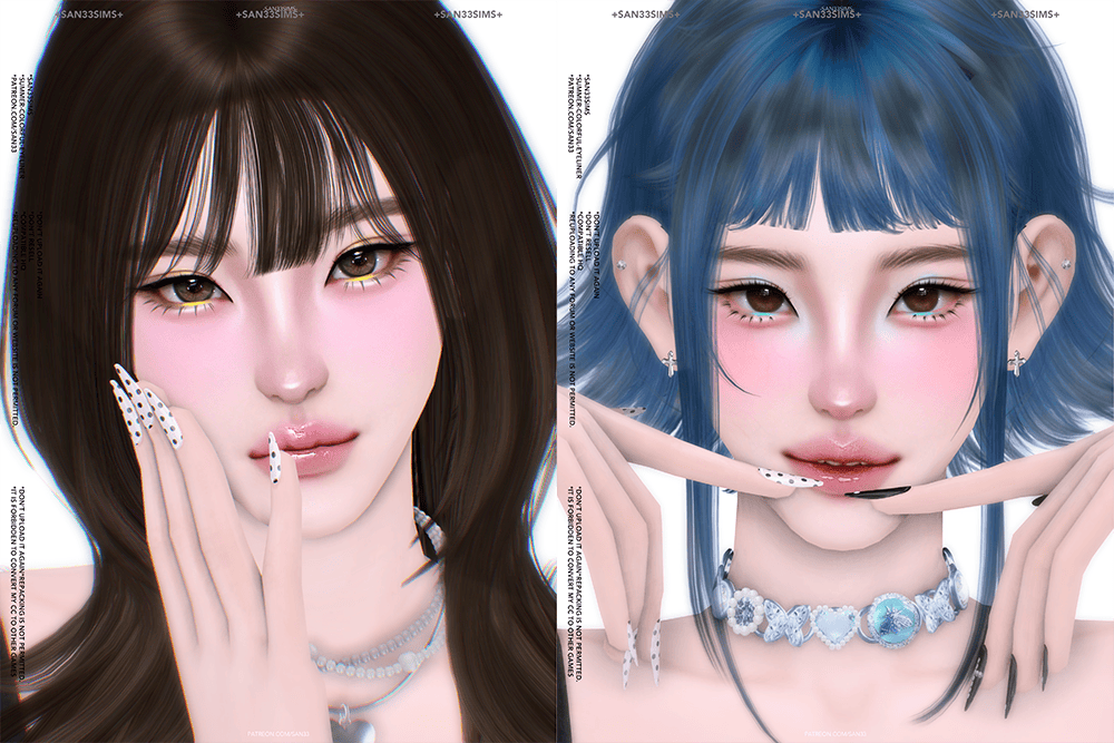 Preview image 1 for 333 summer-colorful-eyeliner by SAN33.
