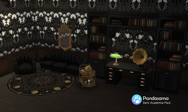 Preview image 1 for Dark Academia CC Pack by PANDASAMASIMS4.