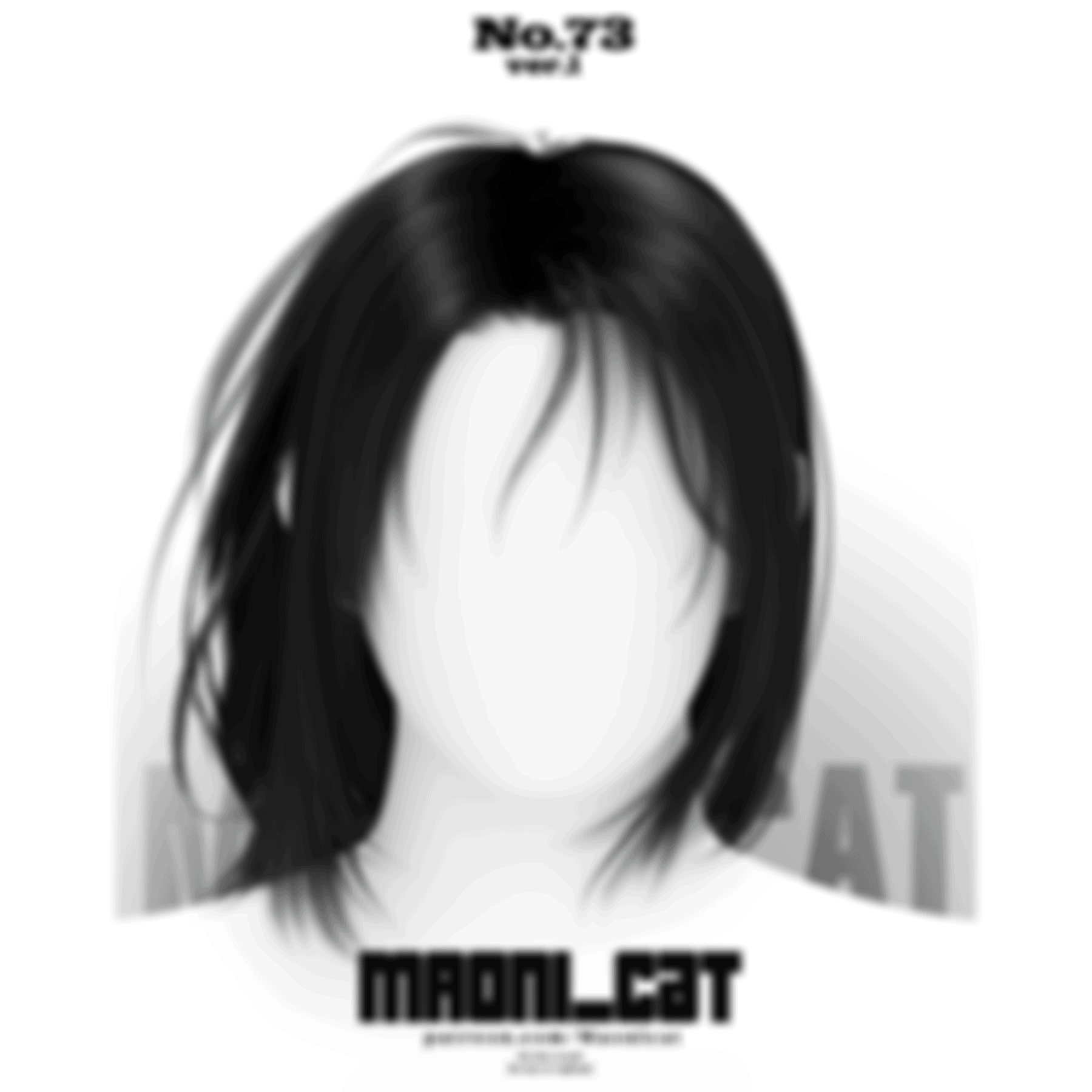 Preview image 1 for 26-06 HAIR No.73 ver.1 by MAONICAT.