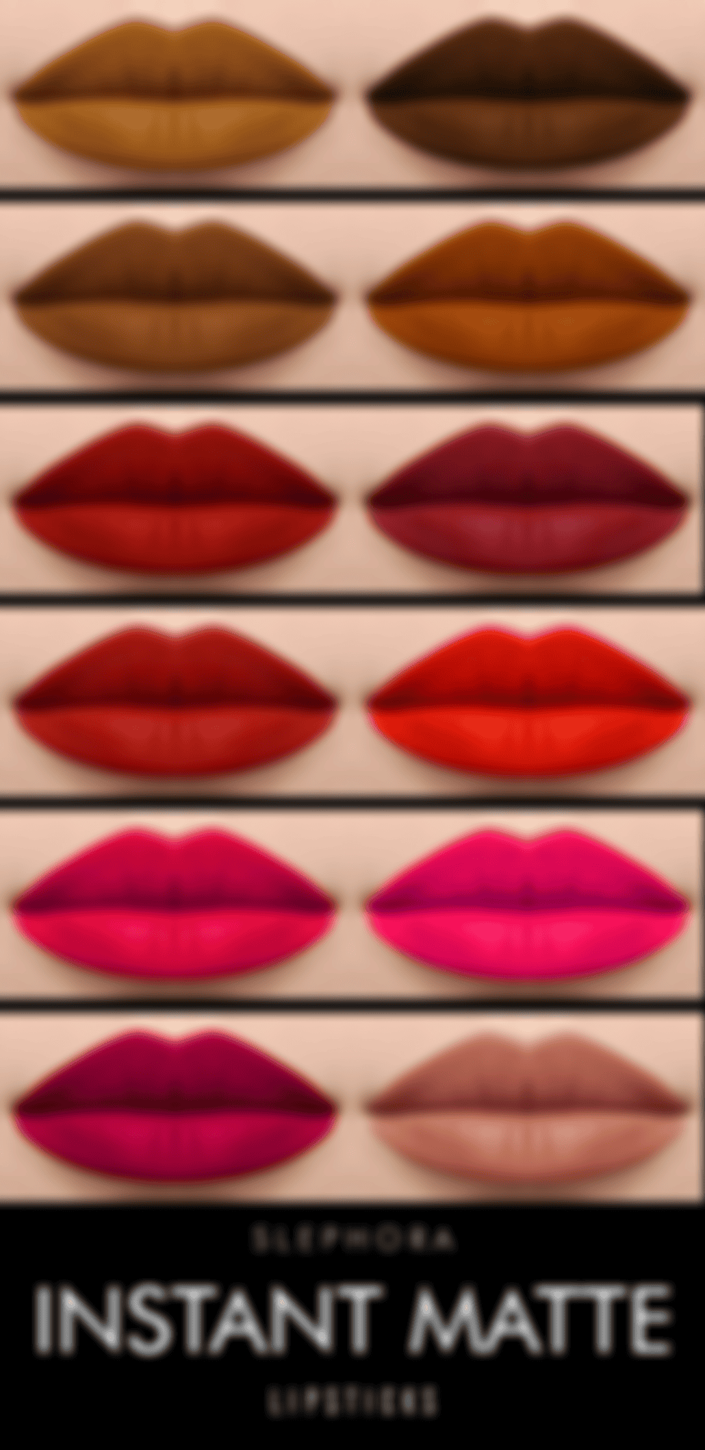 Preview image 1 for Longwear Instant Matte Lipsticks by SLEPHORA.