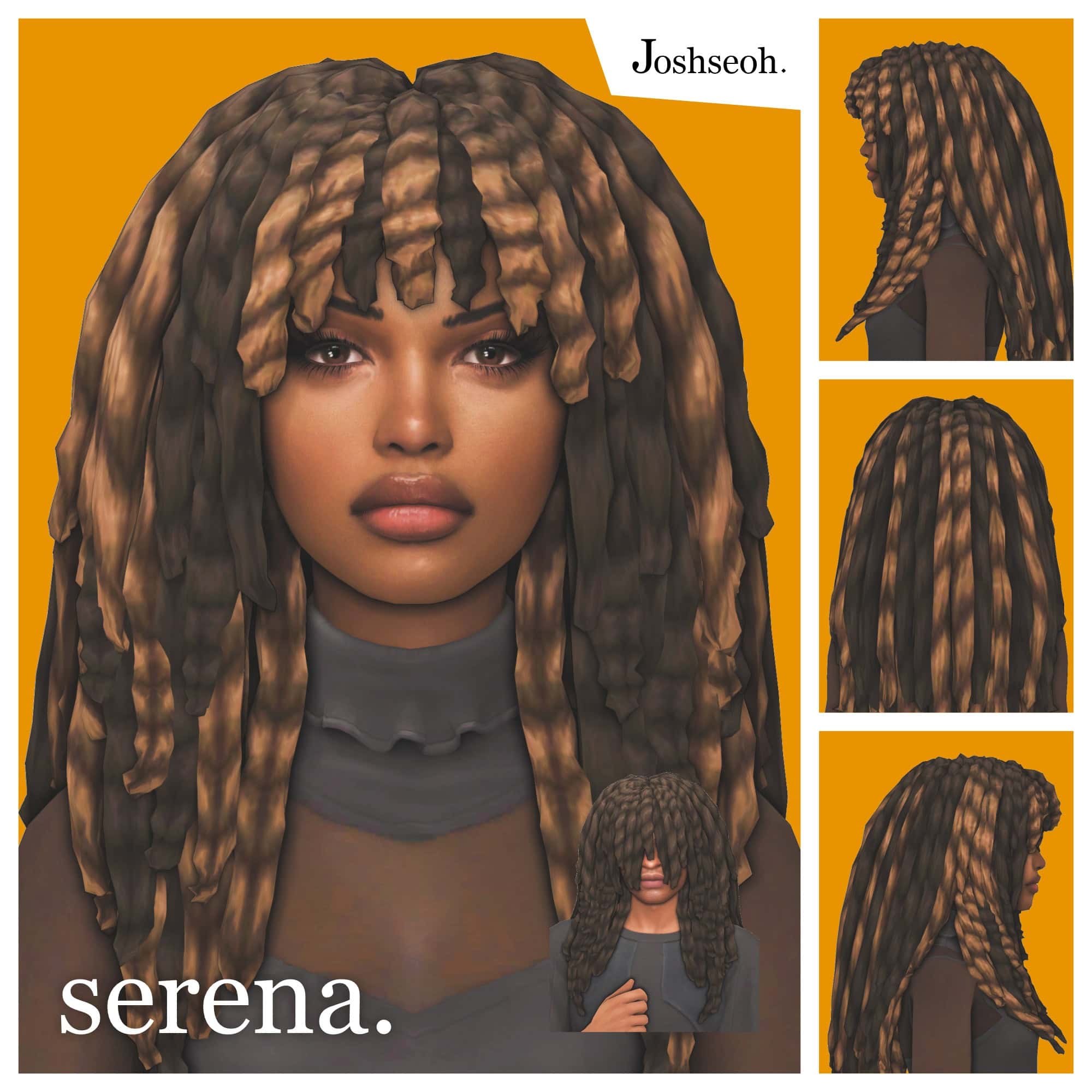 Preview image 1 for Serena Hair & Overlay (Hair Commissions) by JOSH.