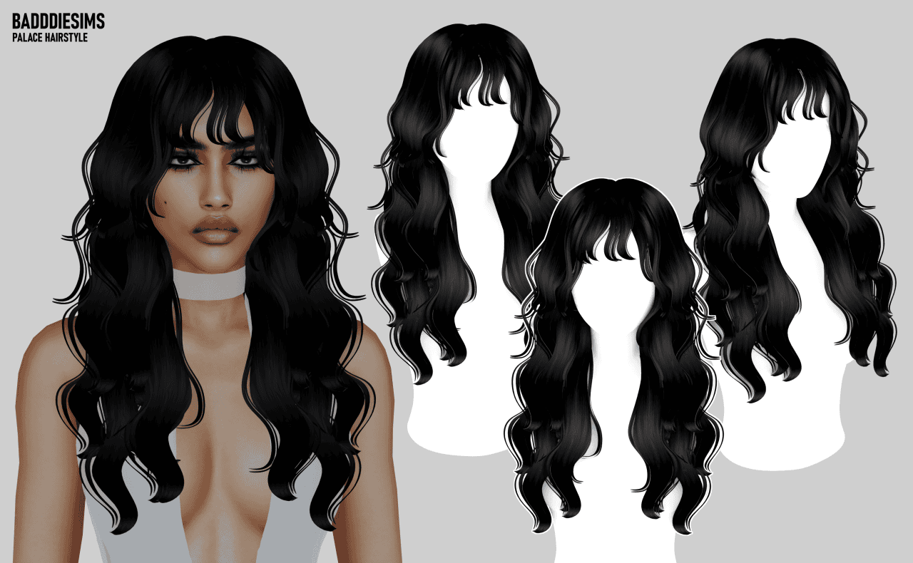 Preview image 1 for BADDDIESIMS MARAY HAIRSTYLE [ EARLY ACCESS ] by BADDDIESIMS.
