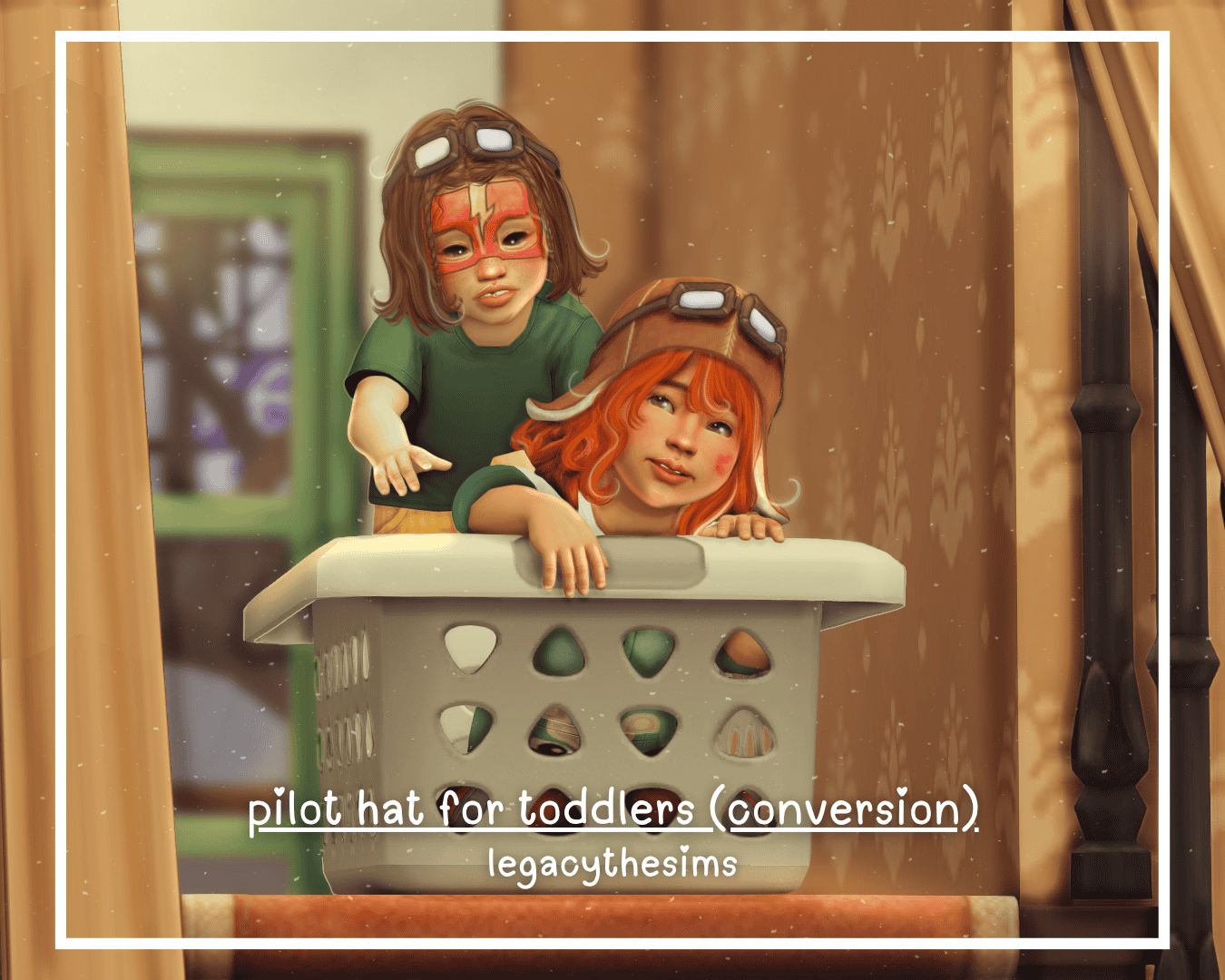 Preview image 1 for Pilot Hat Conversion for Toddlers by LEGACYTHESIMS.