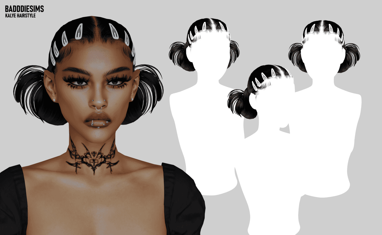 Preview image 2 for BADDDIESIMS MONIKA HAIRSTYLE [ EARLY ACCESS ] by BADDDIESIMS.