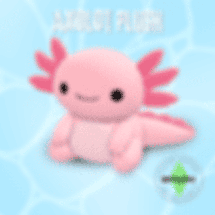 Preview image 1 for Axolot Plush by SNOTRA902.