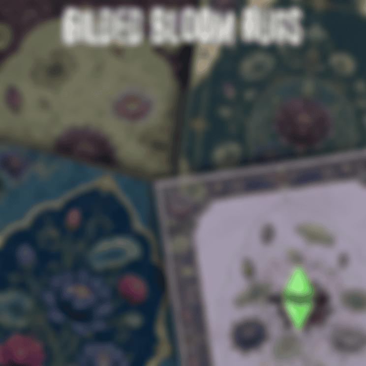 Preview image 1 for Gilded Bloom Rugs by SNOTRA902.