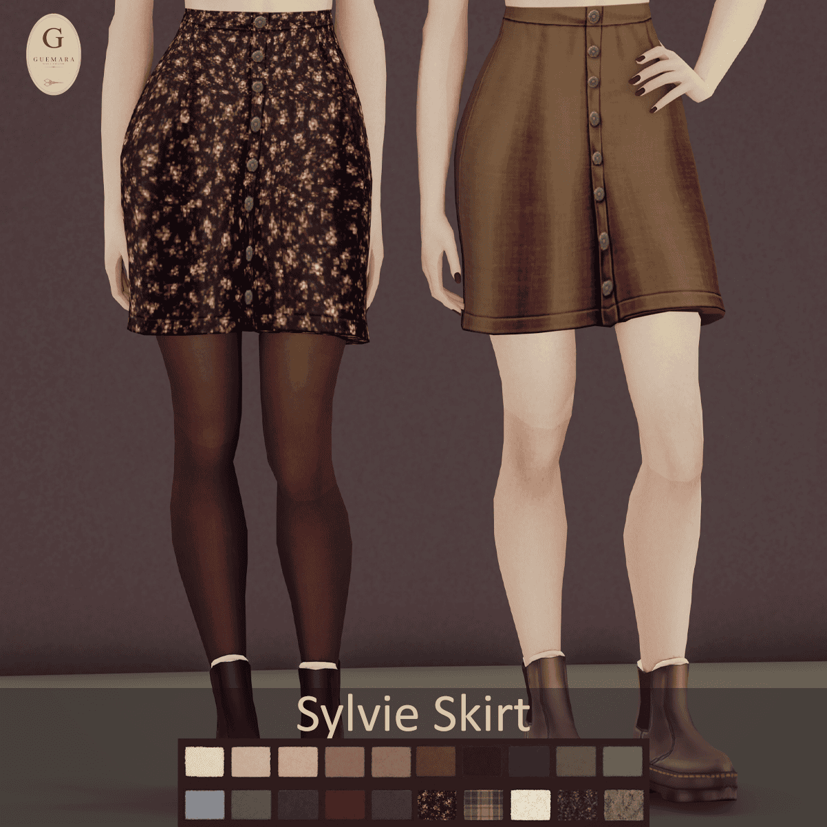 Preview image 1 for Sylvie Skirt by GUEMARASIMS.