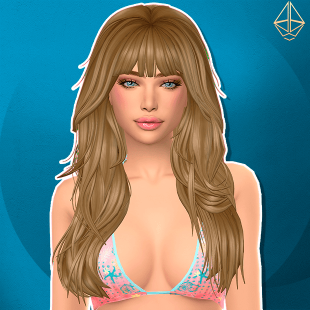 Preview image 1 for Oasis - maxis match hairstyle set (4 styles) by AURUMMUSIK.