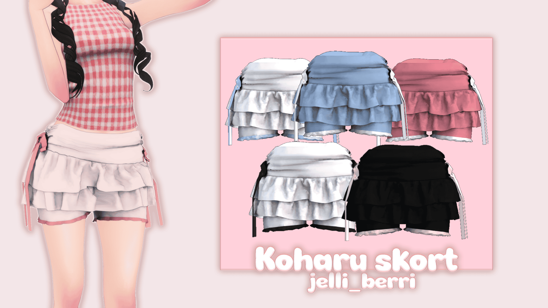 Preview image 1 for Koharu skort by JELLI_BERRI.