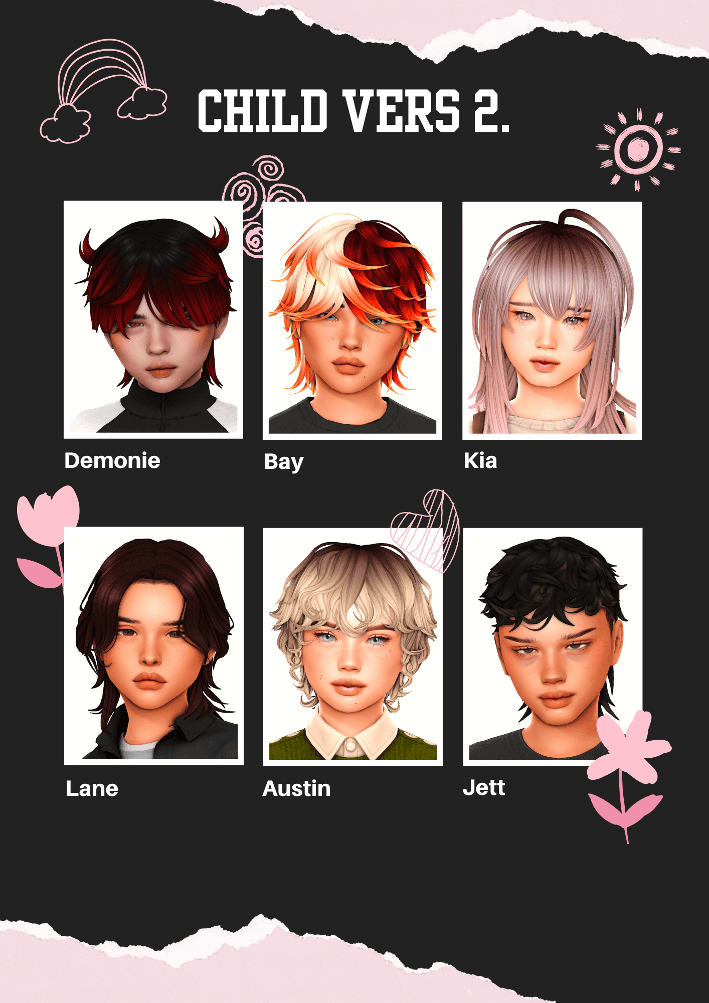 Preview image 1 for Child Hair Drop 2 by U87289719.