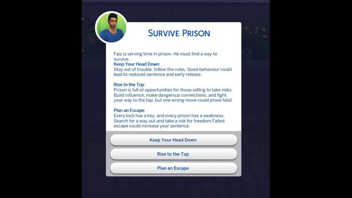 Preview image 1 for Modding Diary: Prison Mini Game by PANDASAMASIMS4.