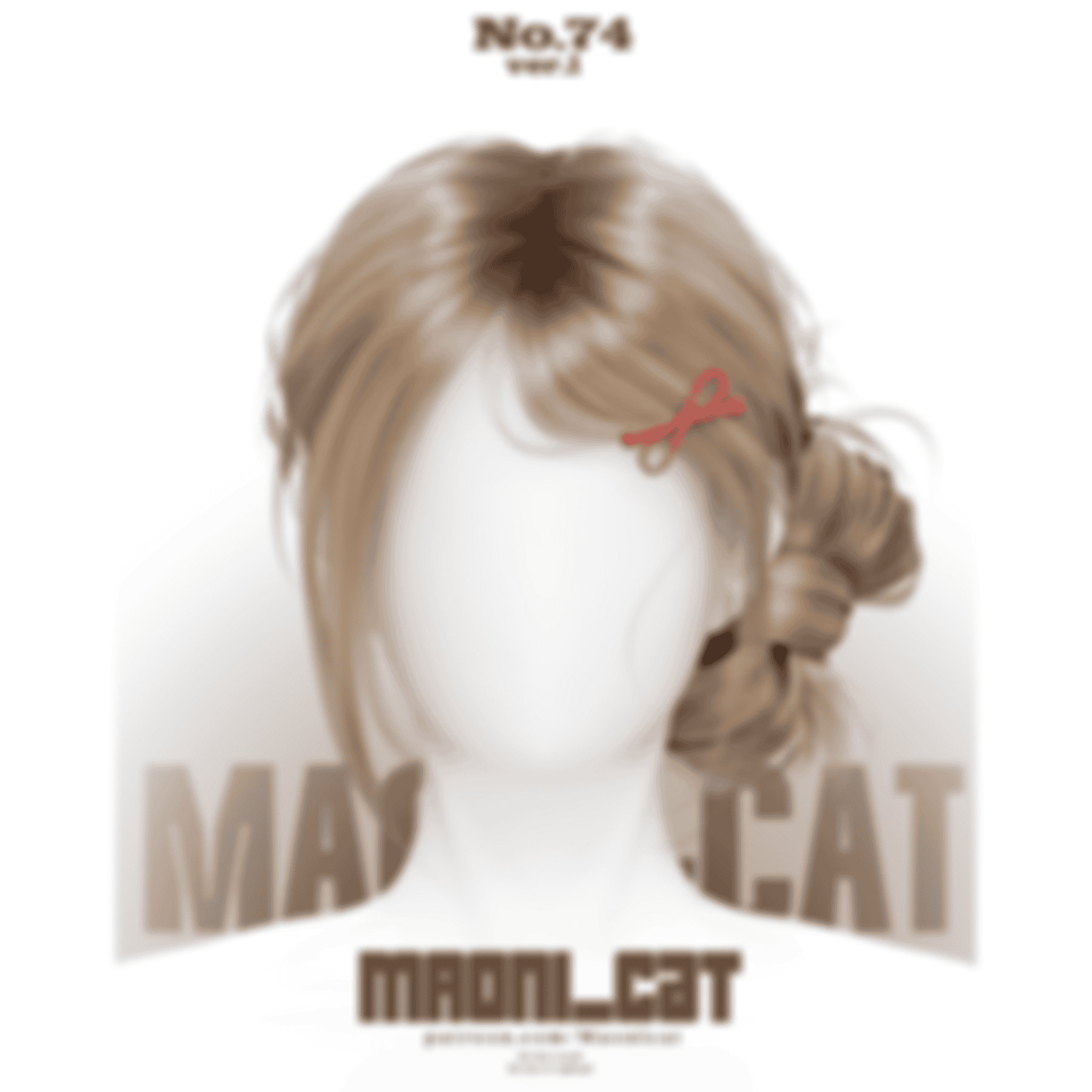 Preview image 1 for 26-06 HAIR No.74 ver.1 by MAONICAT.