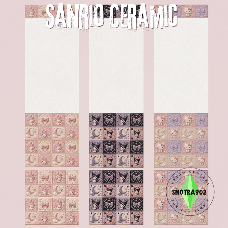 Preview image 1 for Sanrio Ceramic - Walls & Floors by SNOTRA902.