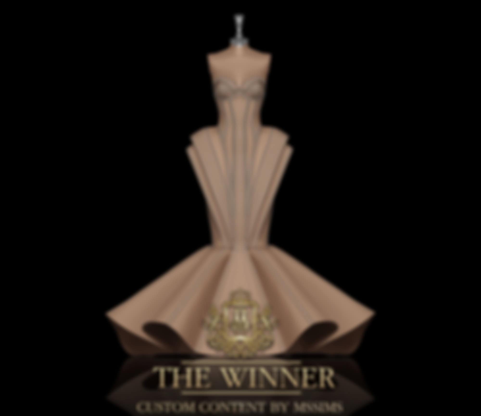 Preview image 1 for THE WINNER GOWN by MSSIMS4.