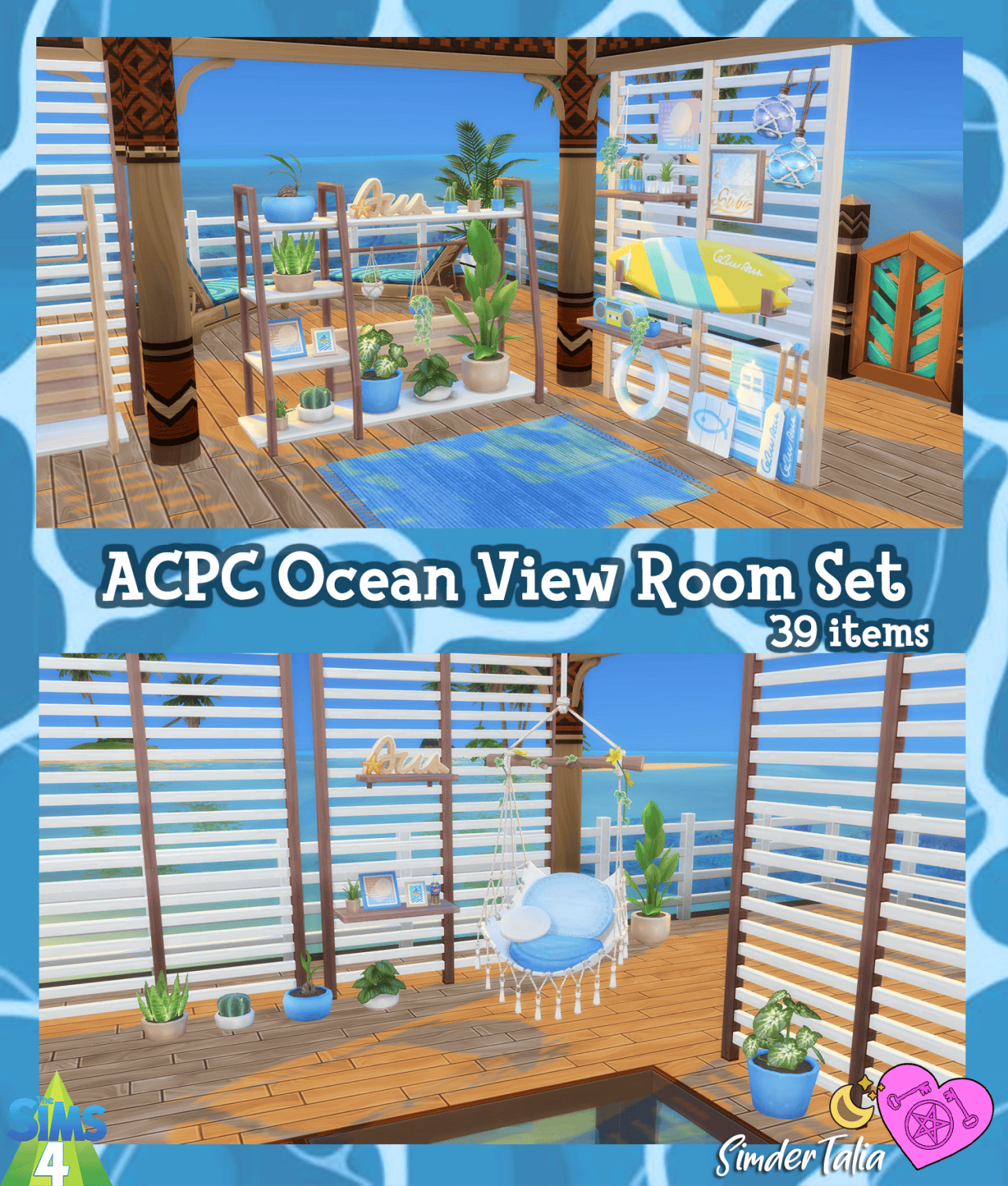 Preview image 1 for ACPC Ocean View Room Set (Pt 2) by SIMDERTALIA.