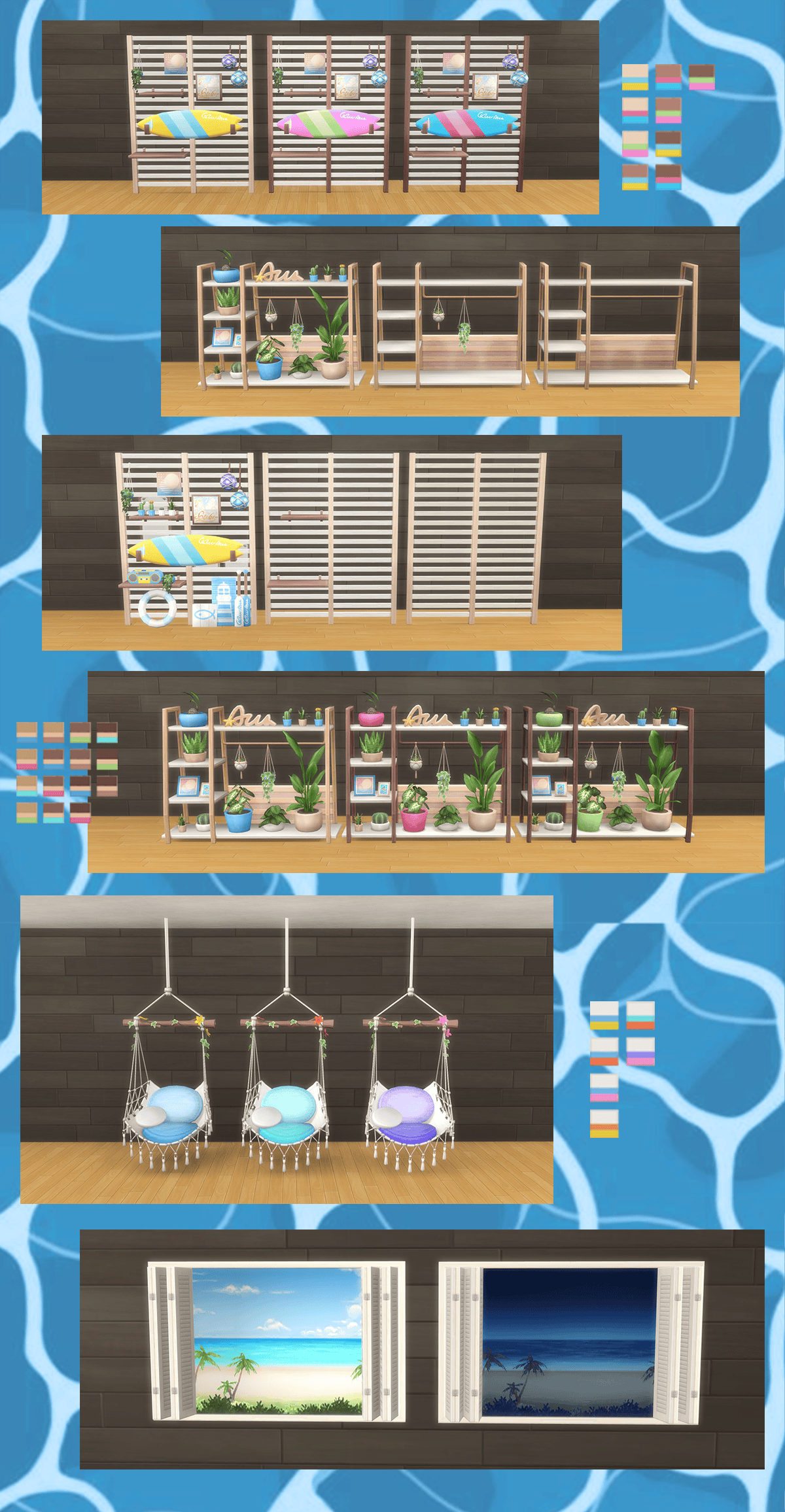 Preview image 7 for ACPC Ocean View Room Set (Pt 2) by SIMDERTALIA.