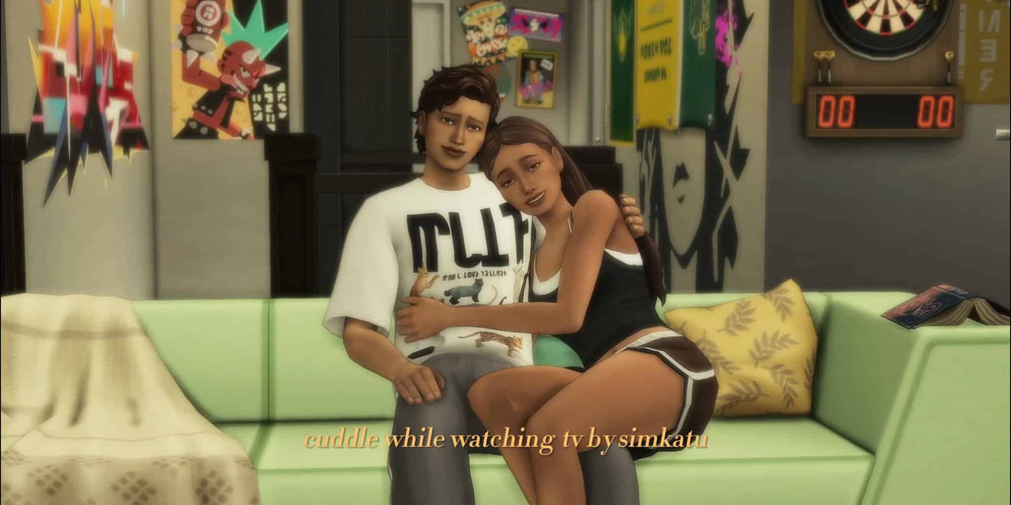 Preview image 1 for cuddle while watching tv by SIMKATU.