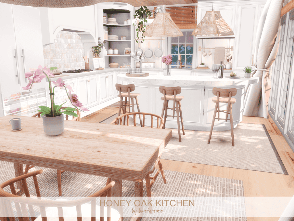 Preview image 1 for Honey Oak Kitchen by BLUSTERSIMS.