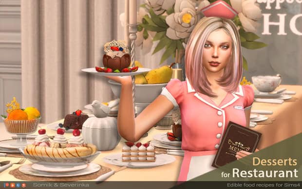 Preview image 1 for Desserts for the restaurant - set 3 by SOMIKSEVERINKA.