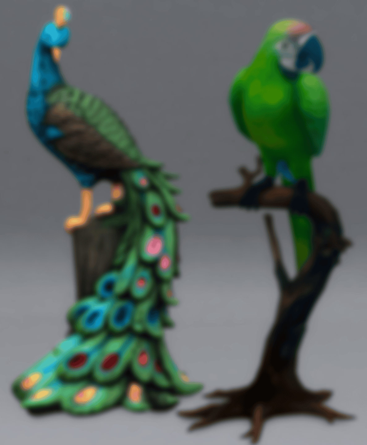 Preview image 1 for peacock_parrot by U79184133.