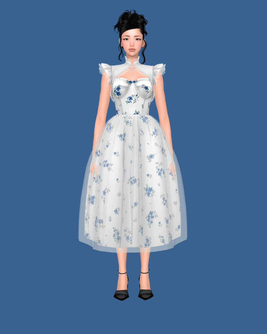 Preview image 8 for Y2K Camo Outfit by KIASIMS.