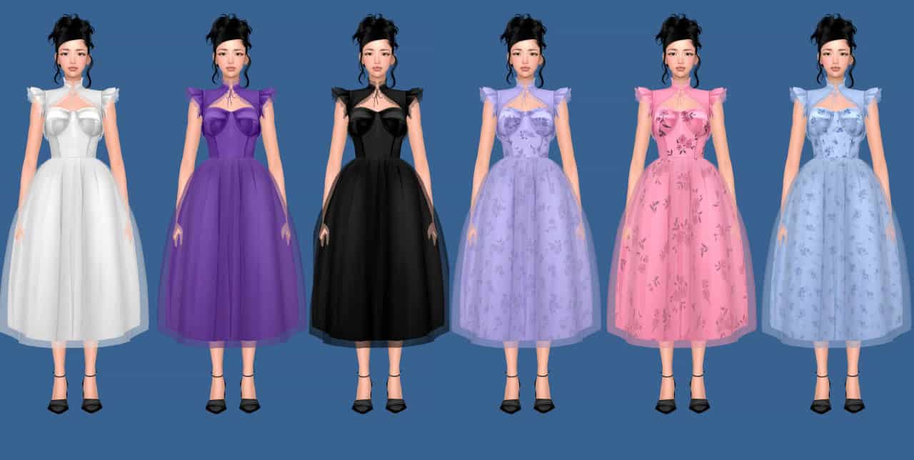 Preview image 11 for Y2K Camo Outfit by KIASIMS.