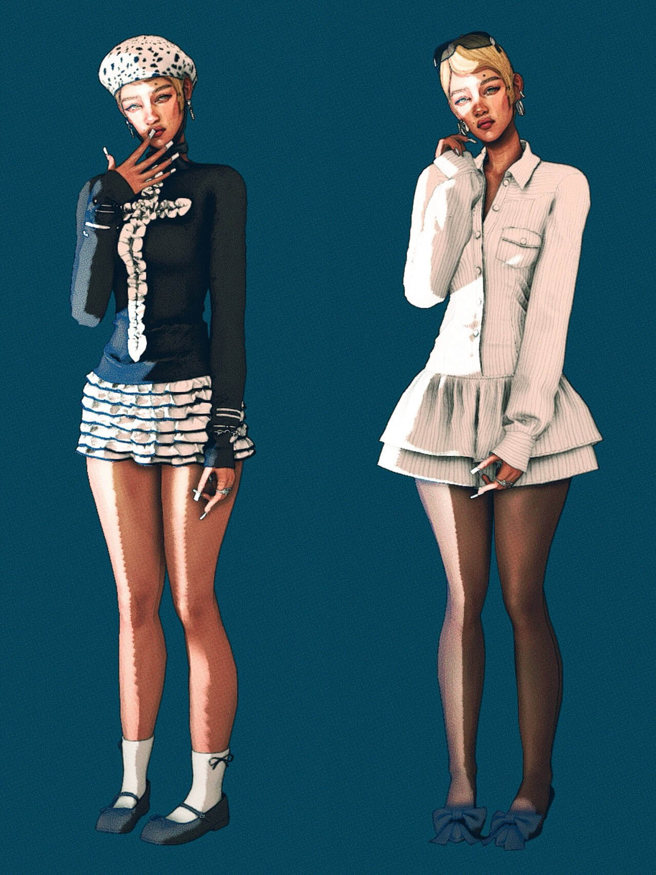 Preview image 2 for Comfy Stretch Set by KIASIMS.