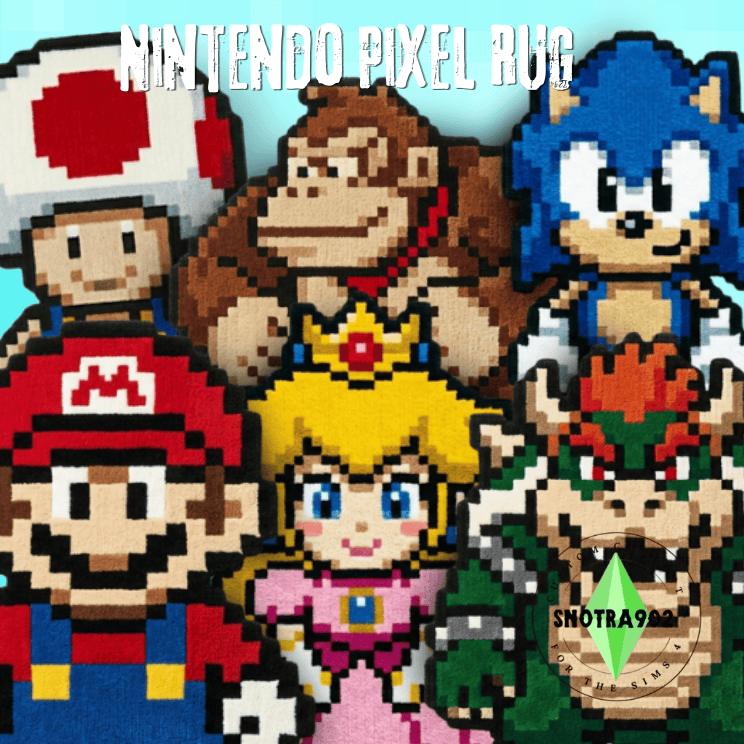 Preview image 1 for Nintendo Pixel Rug by SNOTRA902.