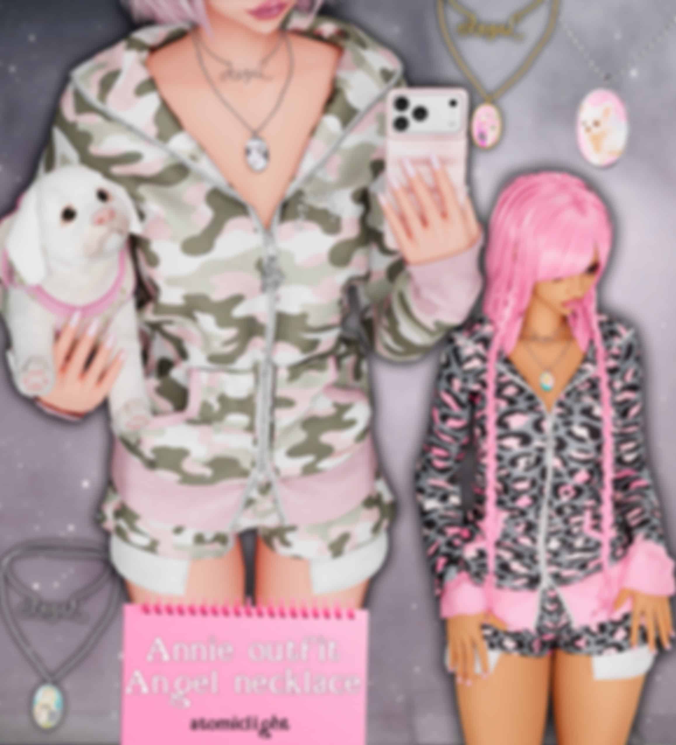 Preview image 1 for Annie outfit & Angel necklace by ATOMICLIGHT.