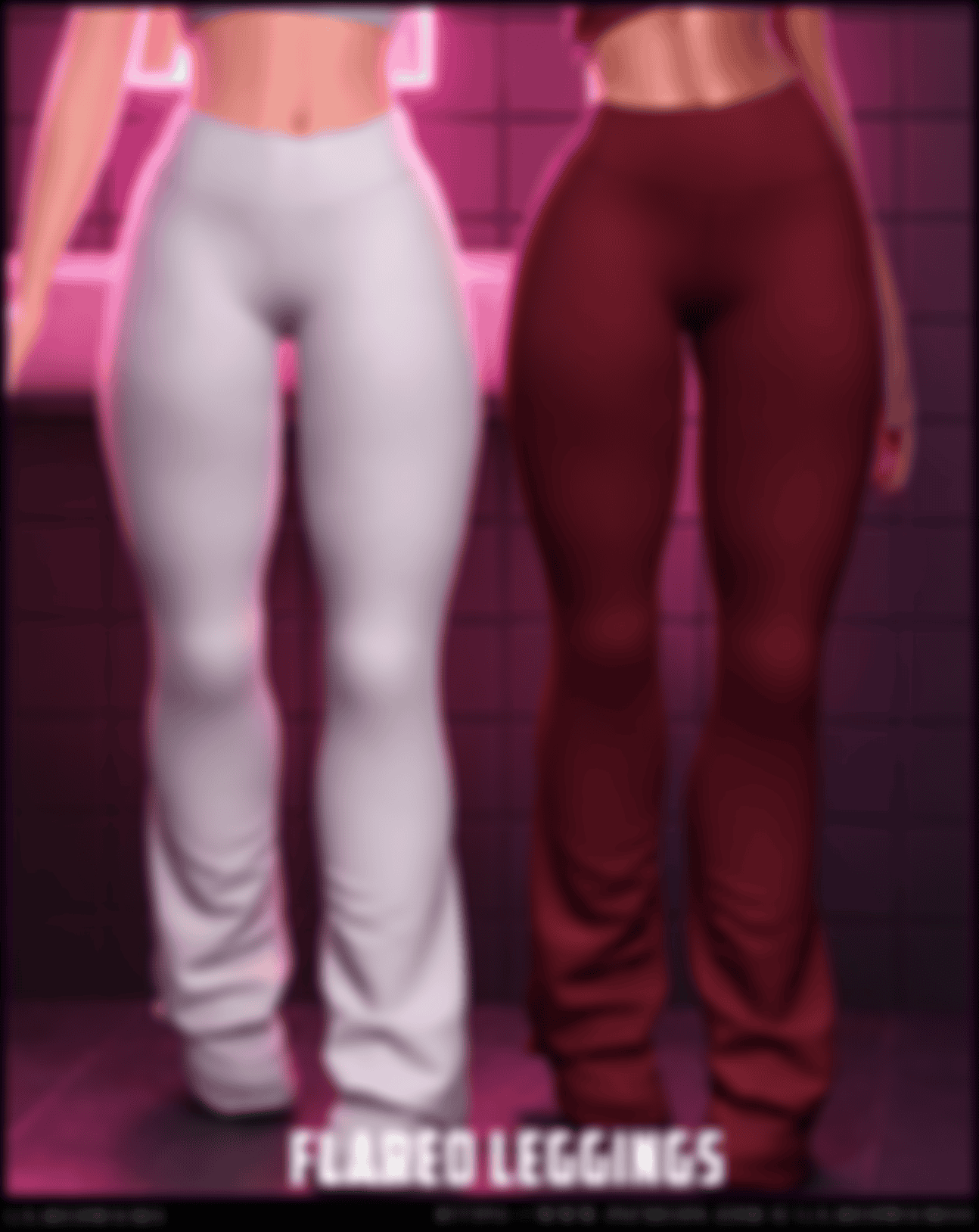 Preview image 1 for Flared Leggings by LILMEOWSIMSS.
