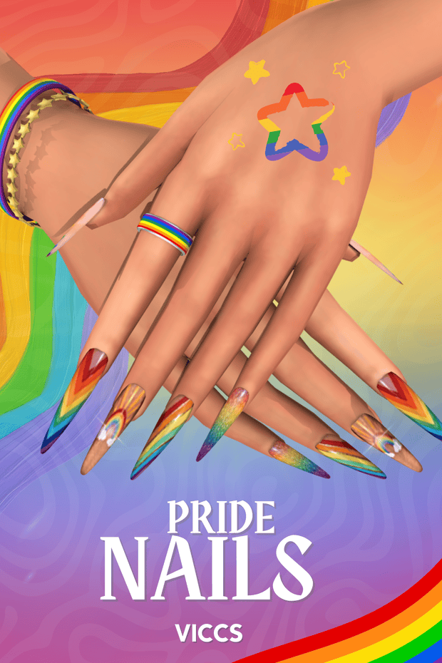 Preview image 1 for FILE) VICCS_ PRIDE NAILS 2026(TEEN-ELDER) by VICCSS.