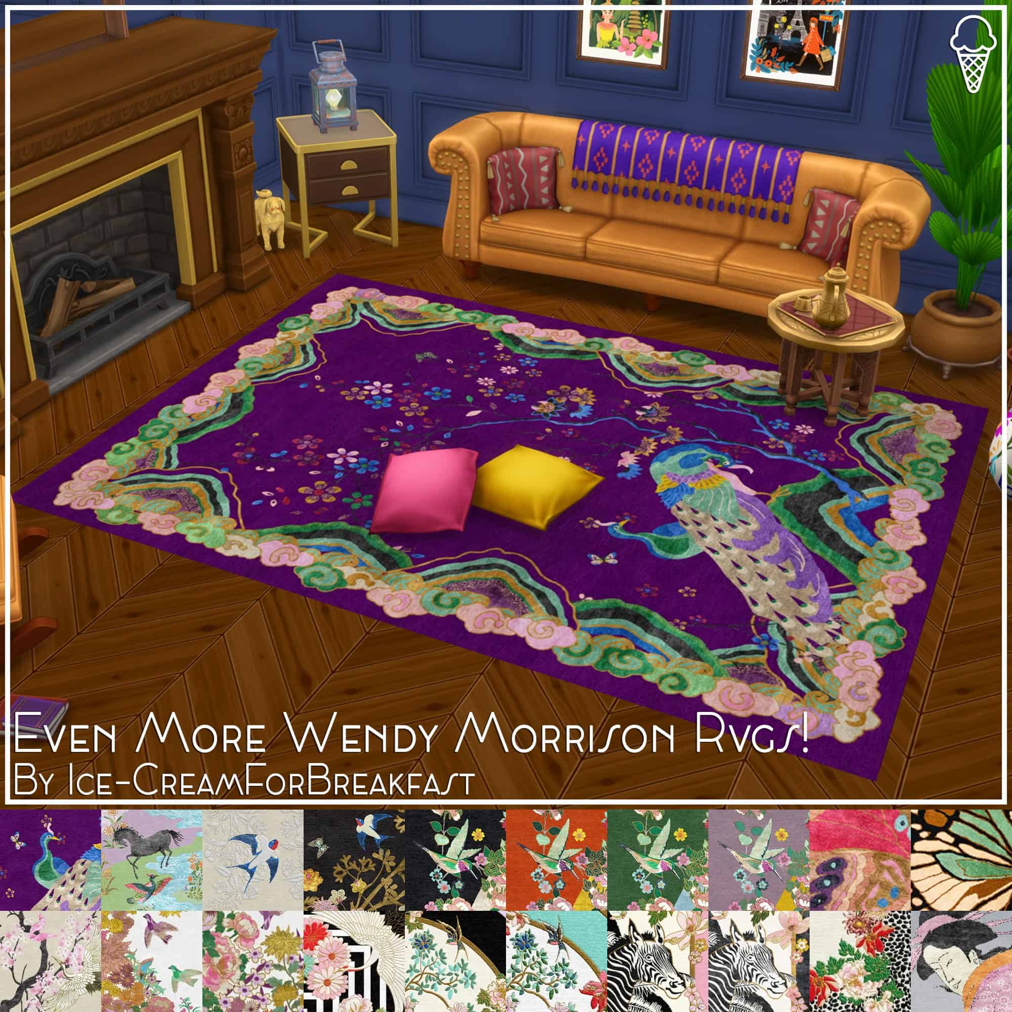 Preview image 1 for Even Moooore Wendy Morrison Rugs by ICECREAMFORBREAKFAST.