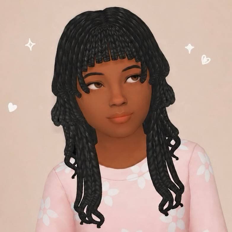 Preview image 1 for Medina Hair for Kids by SIMSANDWHIMS.