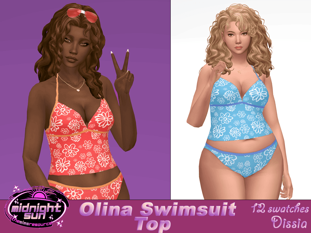 Preview image 1 for Sporty Swimwear Top by DISSIA.