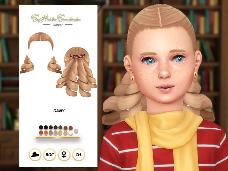 Preview image 1 for Dany Hairstyle for Children by SEHABLASIMLISH.
