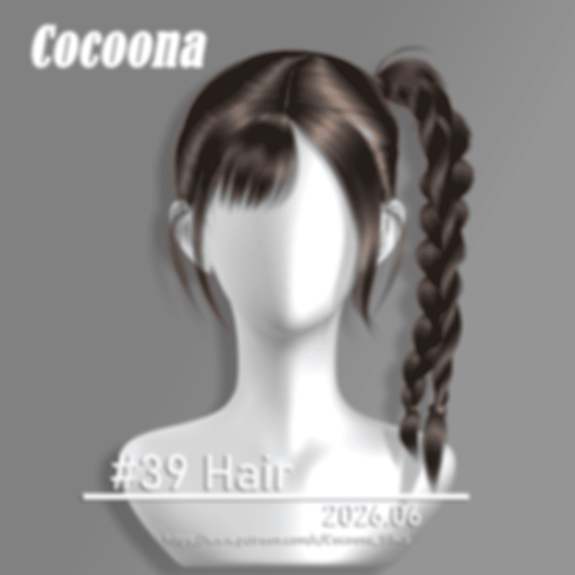 Preview image 1 for Cocoona_HAIR 39 by COCOONA_SIMS.