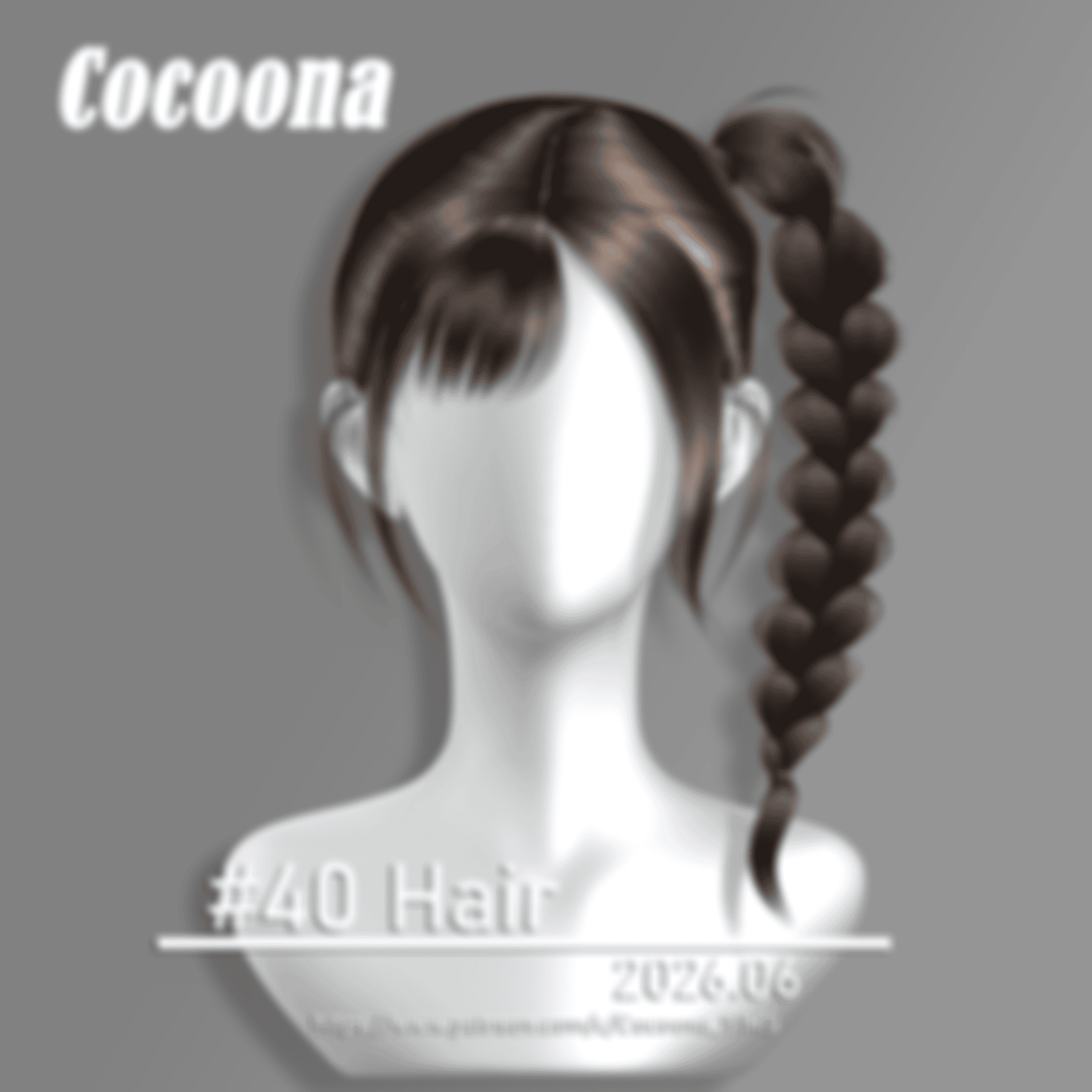Preview image 1 for Cocoona_HAIR 40 by COCOONA_SIMS.