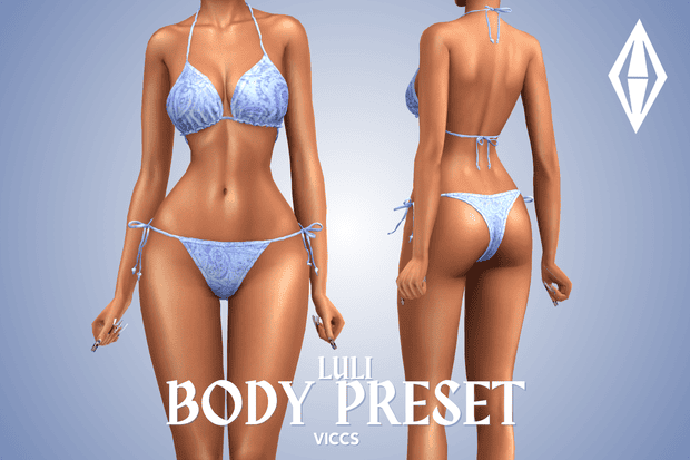 Preview image 1 for FILE) VICCS_ LULI BODY PRESET (TEEN-ELDER) by VICCSS.