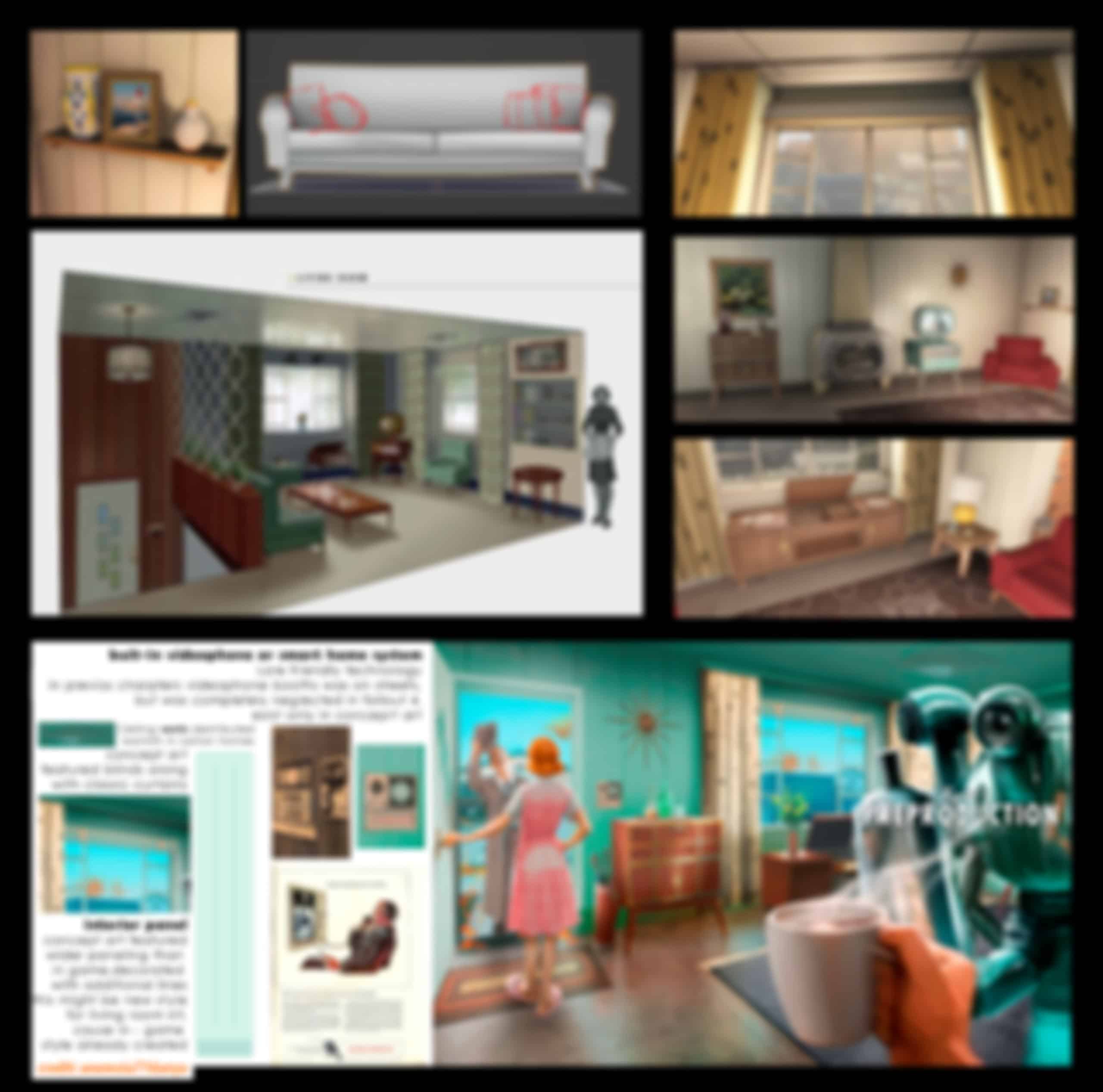Preview image 1 for July Patron Update - Living Room of Tomorrow and a New CAS Set by SURELYSIMS.