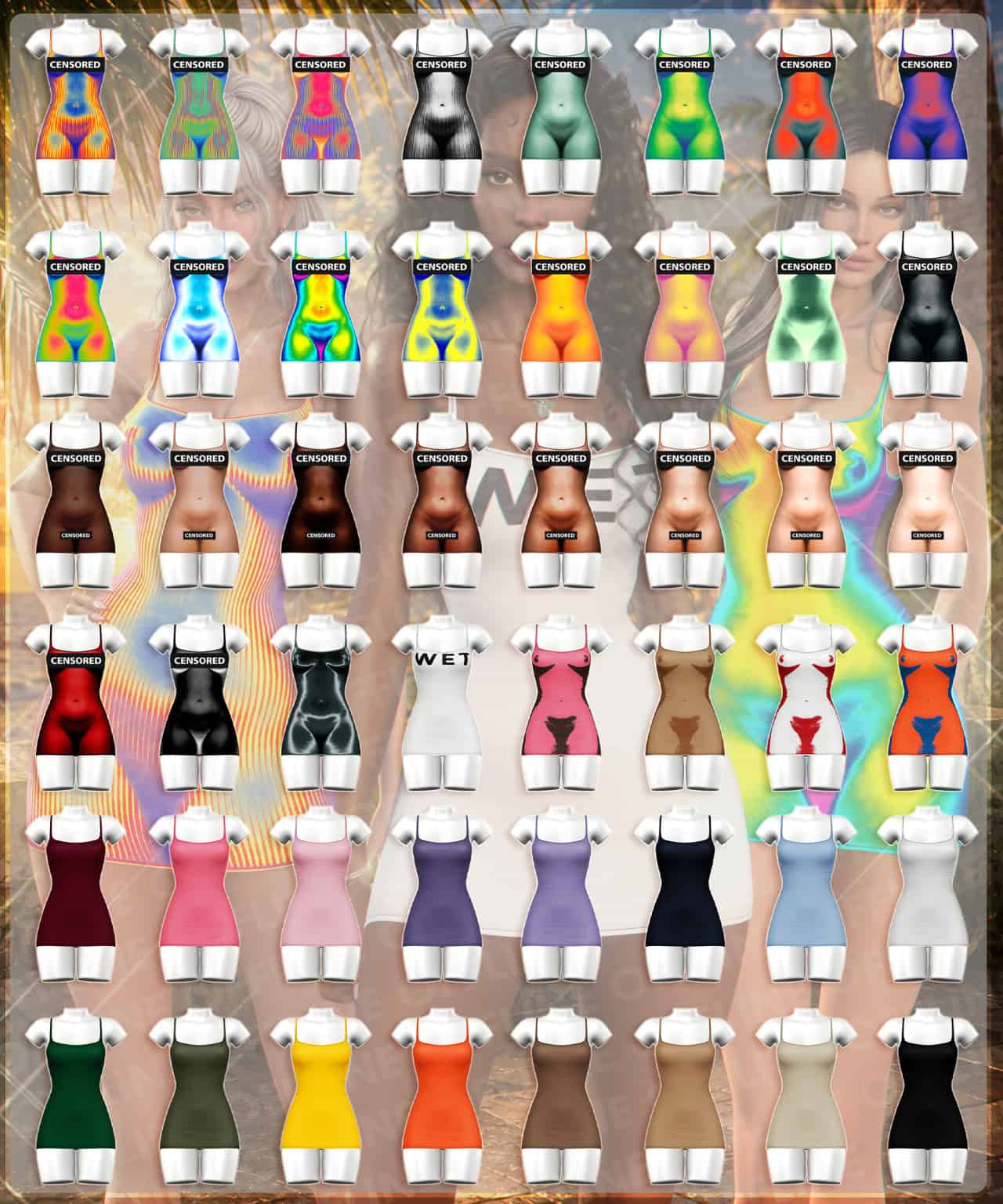 Preview image 2 for Caliente Collection feat. Bergdorf by OFFLINESIMS.