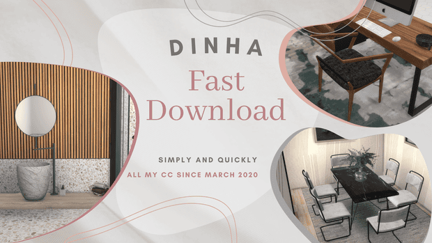 Preview image 1 for Fast Download: All my CC since March 2020 until June 2026 by DINHA.