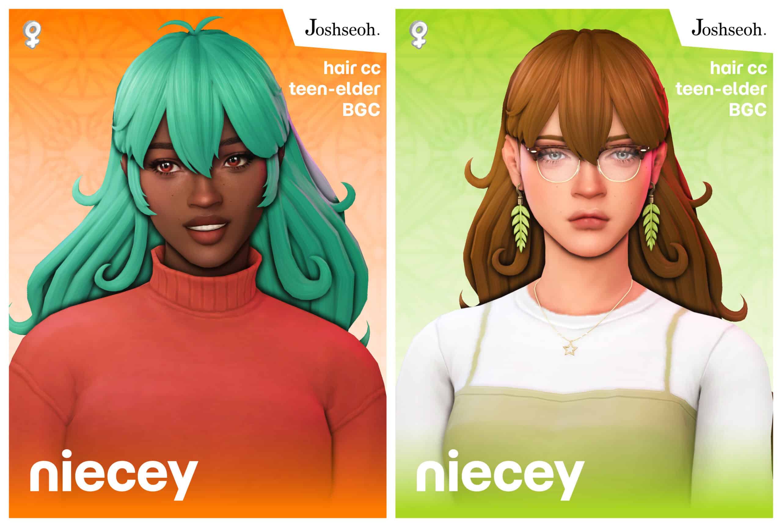 Preview image 1 for Niecey Hair (Hair Commissions) by JOSH.