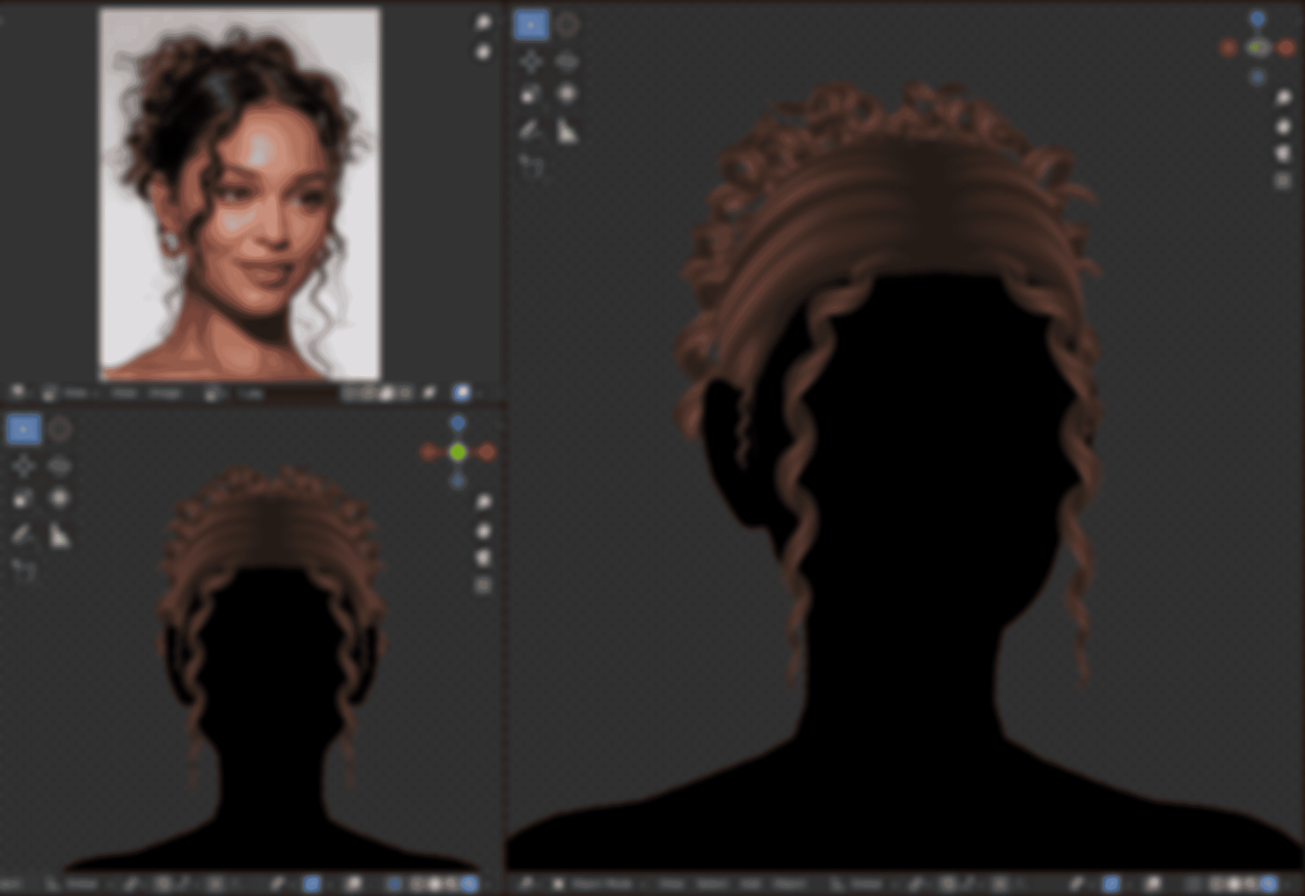 Preview image 1 for hair wip by ENRIQUES4.